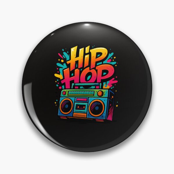 Item preview, Hip Hop Graffiti Boombox Radio Cassette Break Dance Design  designed and sold by Grin.
