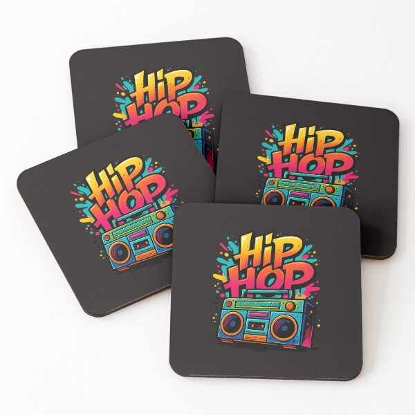 Item preview, Hip Hop Graffiti Boombox Radio Cassette Break Dance Design  designed and sold by Grin.