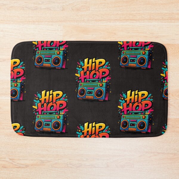Item preview, Hip Hop Graffiti Boombox Radio Cassette Break Dance Design  designed and sold by Grin.