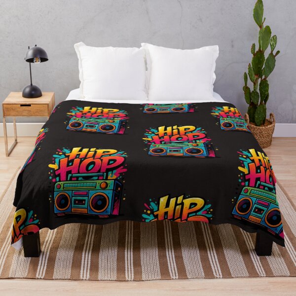 Item preview, Hip Hop Graffiti Boombox Radio Cassette Break Dance Design designed and sold by Grin.