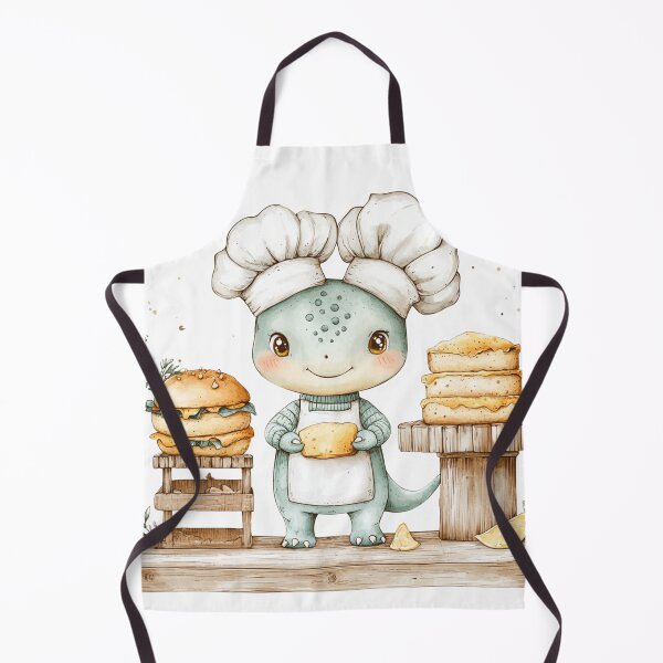 Item preview, Cute Dinosaur Chef designed and sold by Jonaree Art Design.