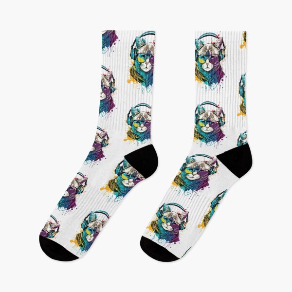 Item preview,  DJ Cat T-Shirt – Cool Music-Loving Kitty Design for Party Vibes designed and sold by Bigohobi.