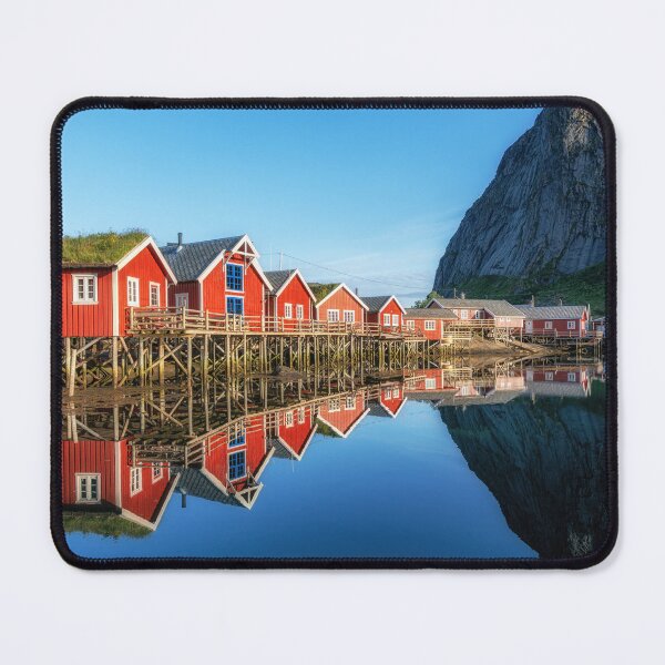 Item preview, Iconic Red Rorbu Cabins designed and sold by aaronchoi.