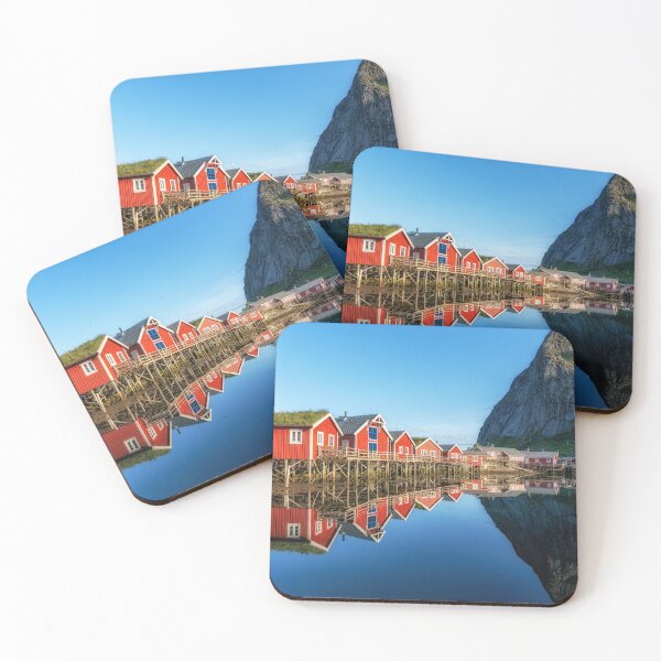 Item preview, Iconic Red Rorbu Cabins designed and sold by aaronchoi.