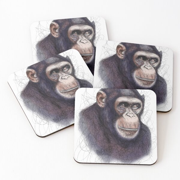 Item preview,  Sketch Monkey T-Shirt – Hand-Drawn Funny Monkey Illustration designed and sold by Bigohobi.