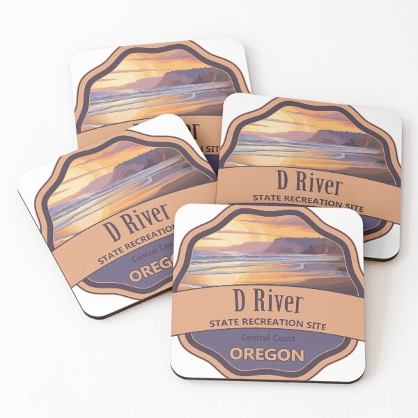 Item preview, D River State Recreation Site, Central Coast, Oregon designed and sold by Wanderful-roads.