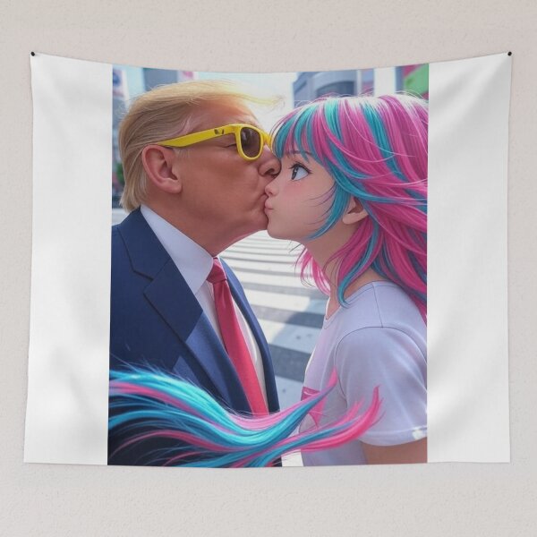 Item preview, “Hair Today, Gone Tomorrow: Trumped-Up Locks!” designed and sold by Print Fiction.