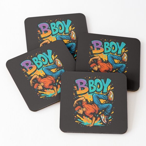 Item preview, B-Boy Break Dancer Hip Hop Graffiti Boombox Radio Cassette Break Dance Design  designed and sold by Grin.