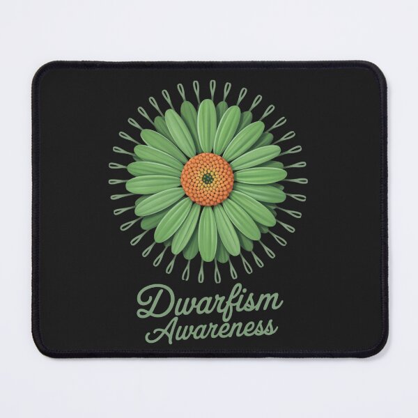Item preview, Dwarfism Awareness Ribbon Green Sunflower Ribbon Hope designed and sold by ConceptualVibes.