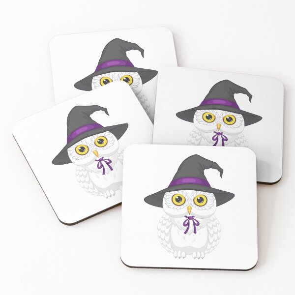 Item preview, Adorable Wizard Owl in a Witch Costume. Halloween Owl. designed and sold by JohanaStyle.