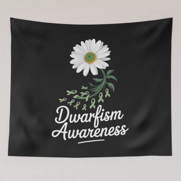 Item preview, DWARFISM AWARENESS Sunflower Green Ribbon designed and sold by ConceptualVibes.