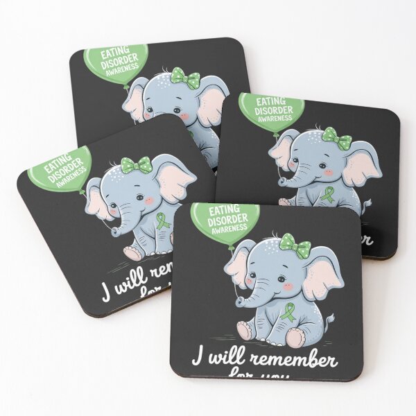 Item preview, Eating Disorder Awareness Elephant designed and sold by ConceptualVibes.