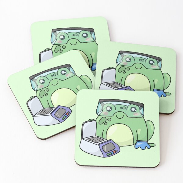 Item preview, PCR Frog - Cute Funny Laboratory Illustration designed and sold by BundaBear.