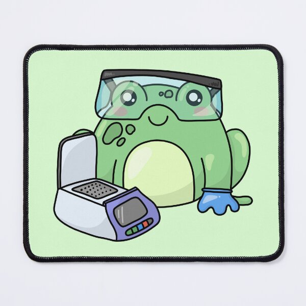 Item preview, PCR Frog - Cute Funny Laboratory Illustration designed and sold by BundaBear.