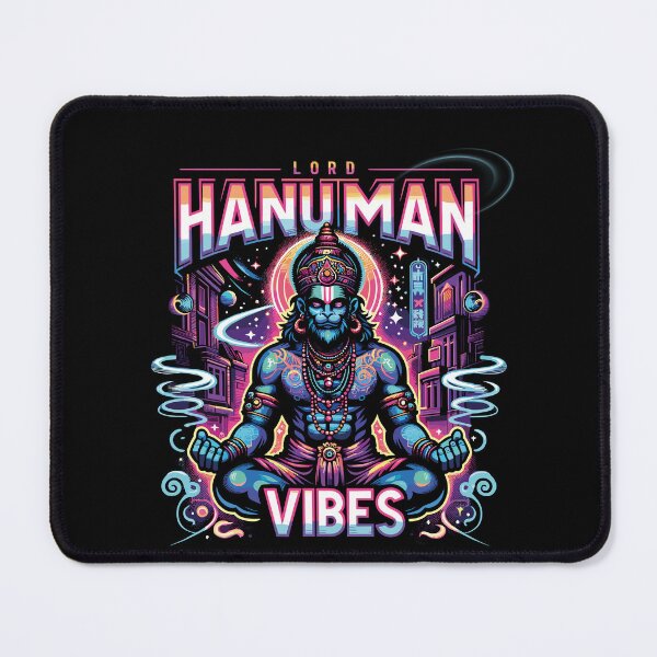 Item preview, Yoga merch with psychedelic  hindu Indian lord  Hanuman version 66 Speacial design 55 designed and sold by mndesignworx.