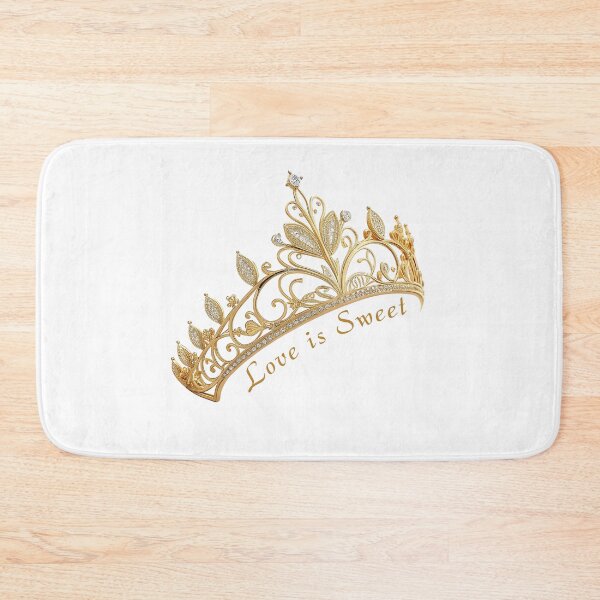 Item preview, A beautiful gold tiara with the words " Love is sweet" designed and sold by Merrylands Artshop.