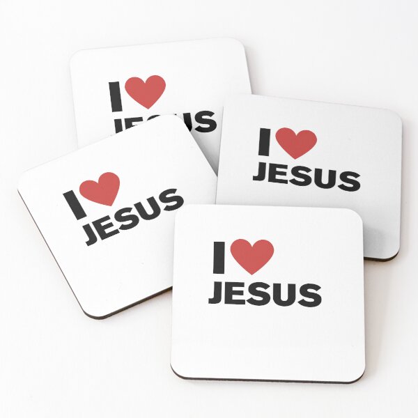 Item preview, I love Jesus  designed and sold by CapriCreatives.