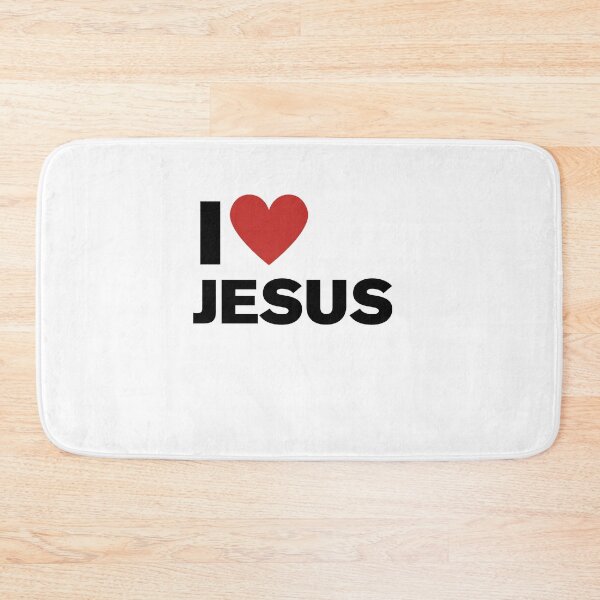 Item preview, I love Jesus  designed and sold by CapriCreatives.