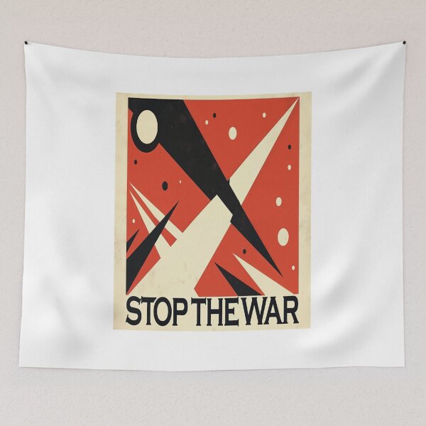 Item preview, Stop The War Soviet Constructivist Poster designed and sold by Aicrag-Shop.