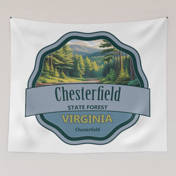 Item preview, Chesterfield, Chesterfield, Virginia State Forest designed and sold by Wanderful-roads.