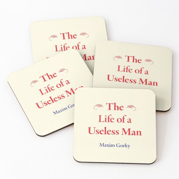 Item preview, Maxim Gorky, The Life of a Useless Man, Russian and Soviet Writer, Classic Literature designed and sold by CharlottePlaceArt.