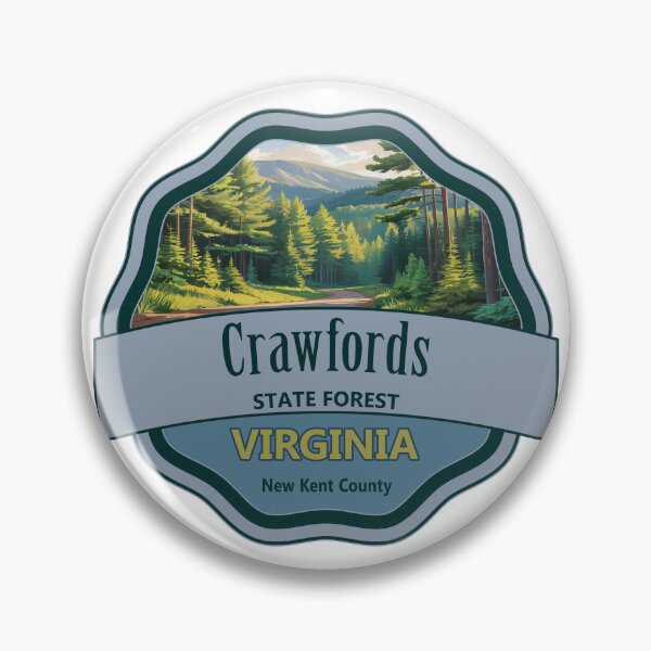 Item preview, Crawfords, New Kent County, Virginia State Forest designed and sold by Wanderful-roads.