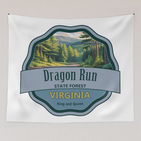Item preview, Dragon Run, King and Queen, Virginia State Forest designed and sold by Wanderful-roads.
