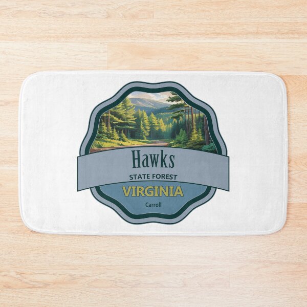 Item preview, Hawks, Carroll, Virginia State Forest designed and sold by Wanderful-roads.