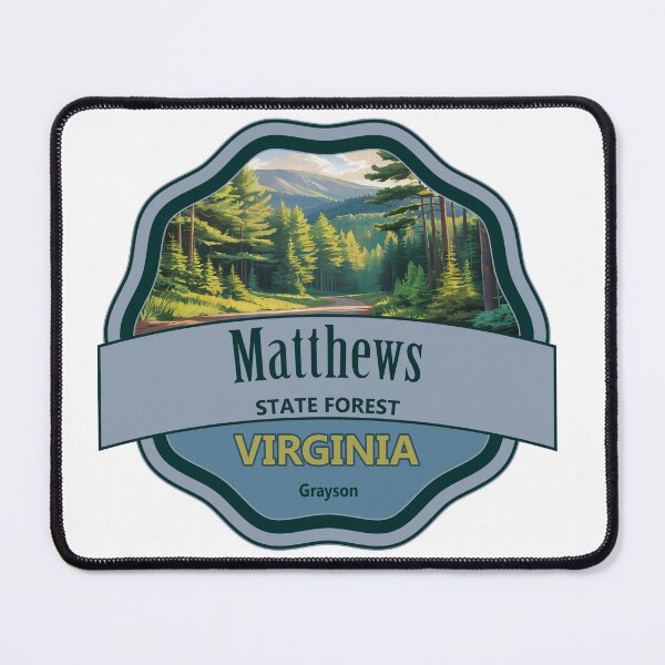 Item preview, Matthews, Grayson, Virginia State Forest designed and sold by Wanderful-roads.