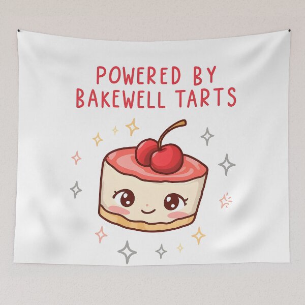 Item preview, Powered by Bakewell Tarts Funny Foodie designed and sold by Uglyandcute.