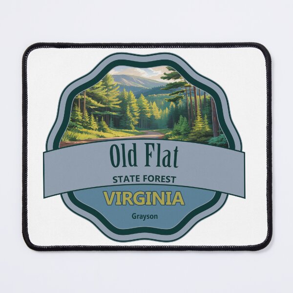Item preview, Old Flat, Grayson, Virginia State Forest designed and sold by Wanderful-roads.