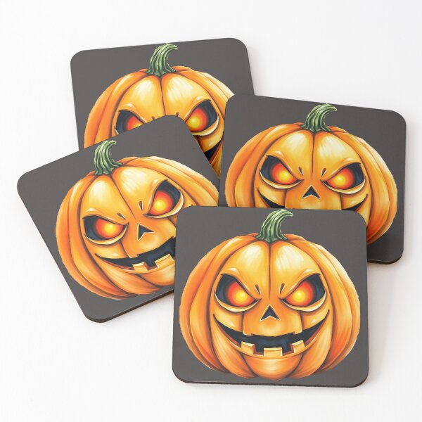 Item preview, Fiery-Eyed Halloween Pumpkin designed and sold by EllDAV777.