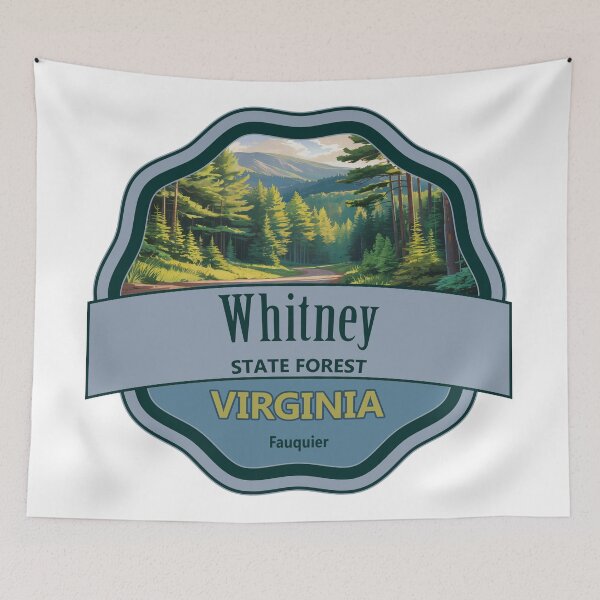 Item preview, Whitney, Fauquier, Virginia State Forest designed and sold by Wanderful-roads.