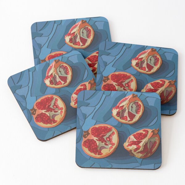 Item preview, Paper Cut Style Pomegranate Collage designed and sold by Pacika.