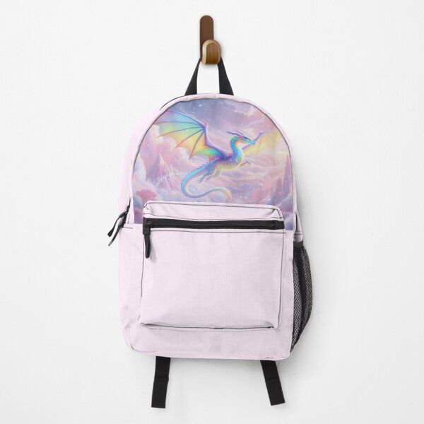 Item preview, Dreamy Pastel Sky Rainbow-Scaled Dragon  designed and sold by Emmachenn / WineDronk Shop.
