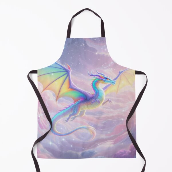 Item preview, Dreamy Pastel Sky Rainbow-Scaled Dragon designed and sold by Emmachenn / WineDronk Shop.