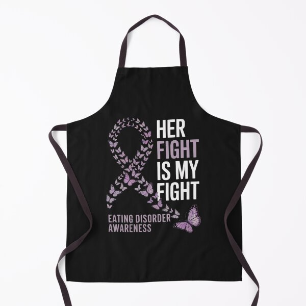 Item preview, Eating Disorder Awareness Her Fight is my Fight Warrior designed and sold by ConceptualVibes.