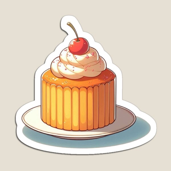 Item preview, Anime Cake – Colorful Kawaii Dessert | Cute Manga Style Food designed and sold by Sugar Wisdom .