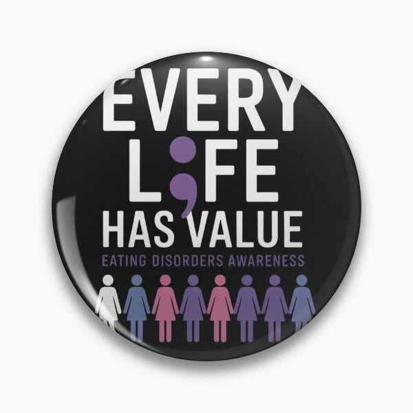 Item preview, Eating Disorder Awareness Life Matters  designed and sold by ConceptualVibes.