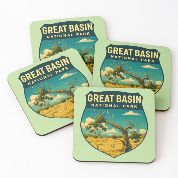 Item preview, Great Basin National Park Retro Desert Mountain Sticker designed and sold by Ismeal Von.
