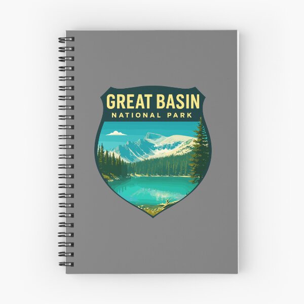 Item preview, Great Basin National Park Retro Desert Mountain Sticker designed and sold by Ismeal Von.