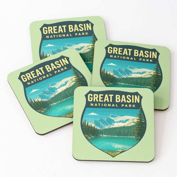 Item preview, Great Basin National Park Retro Desert Mountain Sticker designed and sold by Ismeal Von.