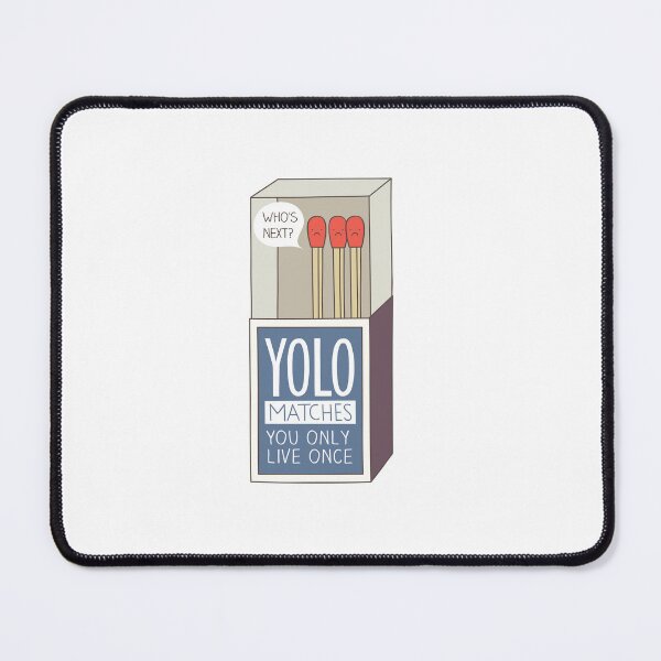 Item preview, YOLO matches designed and sold by Milkyprint.