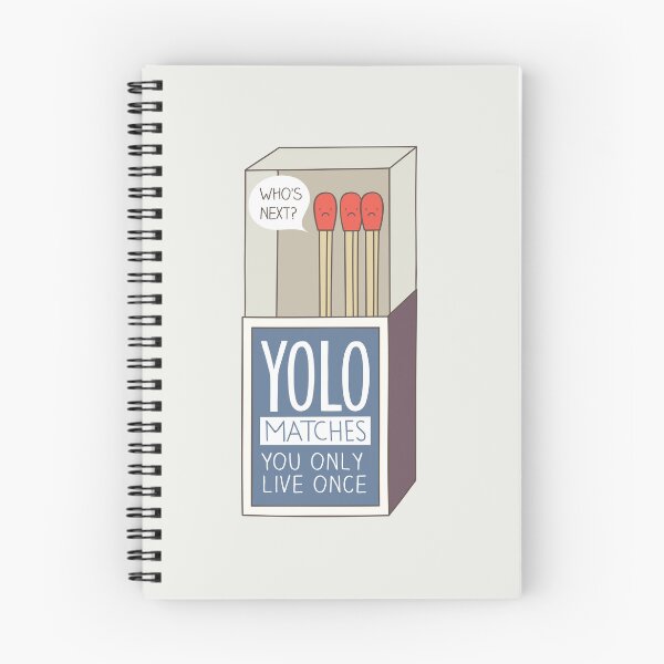 Item preview, YOLO matches designed and sold by Milkyprint.