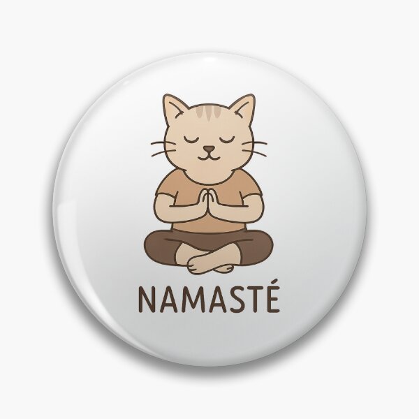 Item preview, Namaste Yoga Cat in Activewear designed and sold by MindspacePrints.
