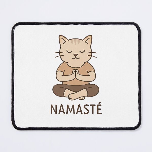 Item preview, Namaste Yoga Cat in Activewear designed and sold by MindspacePrints.