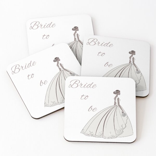 Item preview, A beautiful bride with the words " Bride to be" designed and sold by Merrylands Artshop.