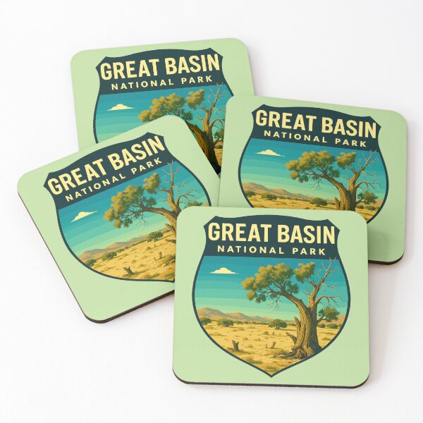 Item preview, Great Basin National Park Retro Desert Mountain Sticker designed and sold by Ismeal Von.