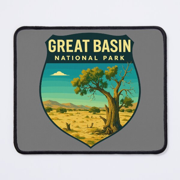 Item preview, Great Basin National Park Retro Desert Mountain Sticker designed and sold by Ismeal Von.