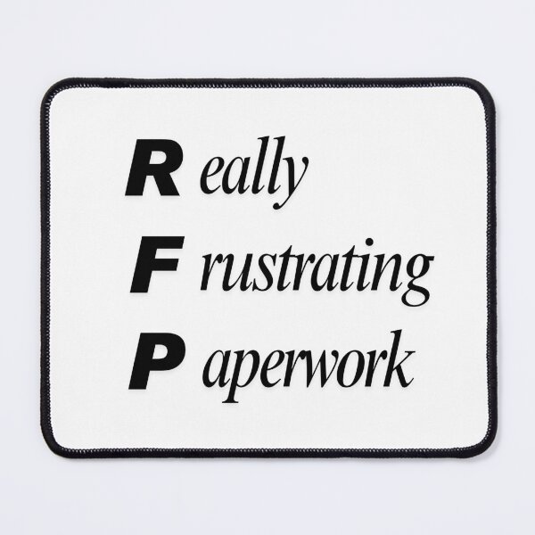 Item preview, Funny RFP Civil Engineering Acronym Pun designed and sold by ThePungineer.